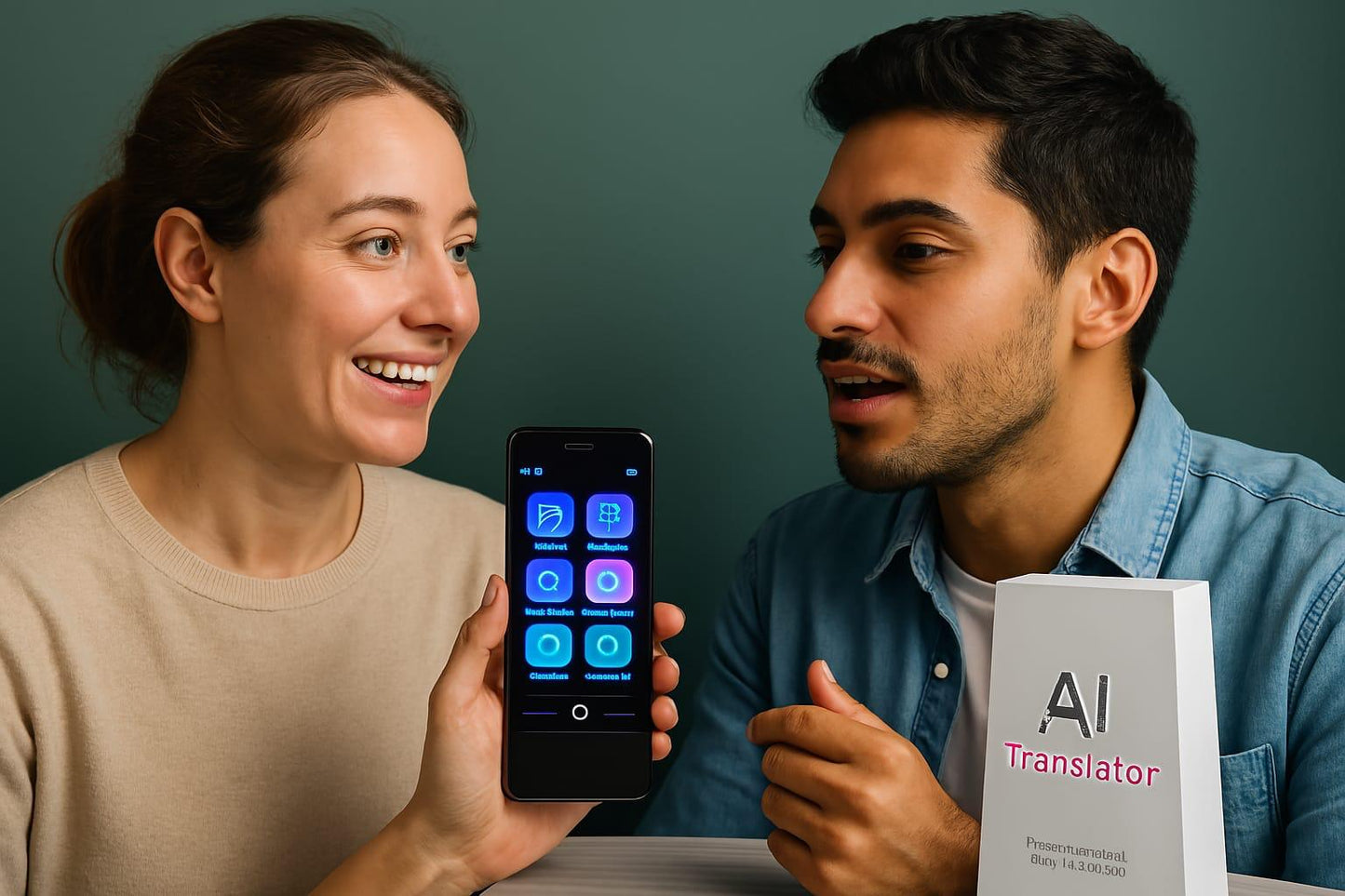 AI Translator – Appareil de Traduction Instantanée