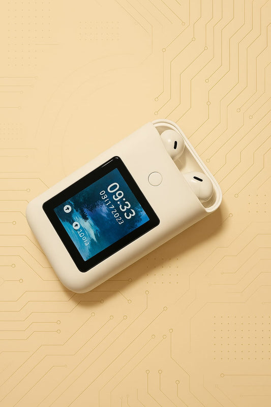⚡📱 Batterie Multifonction avec Écouteurs Sans Fil & Écran Tactile Intelligent