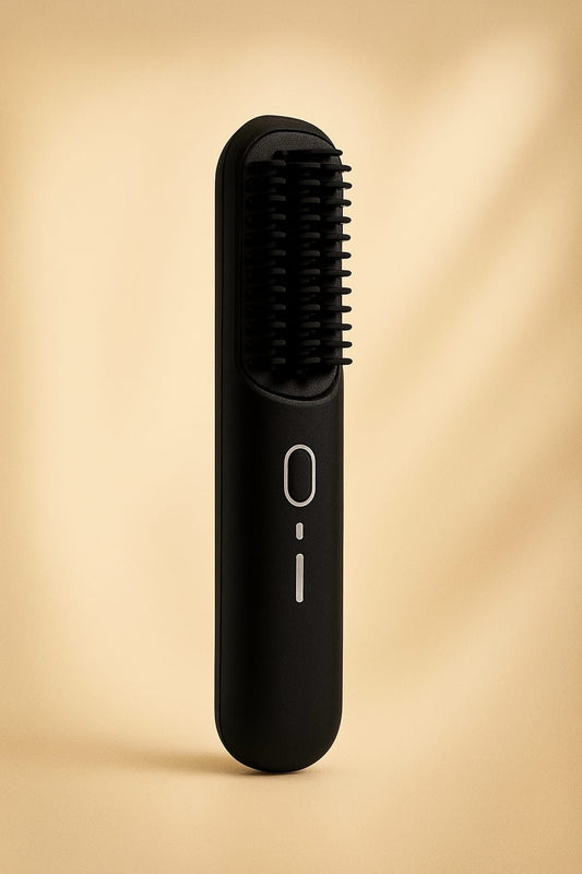 Brosse Lissante Chauffante Sans Fil – Lissage Express L'élégance en Instantanée