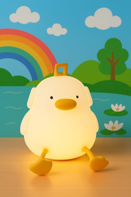 🐥 Veilleuse Canard Doux™ – Lumière apaisante, design adorable 🌙✨