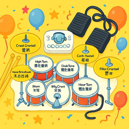 🥁 Batterie Électronique Enfant – Éveille le Petit Musicien qui Sommeille en Lui !