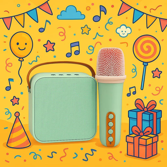 🎤 Mini Karaoké Party – Enceinte & Micro pour Enfants 🎉