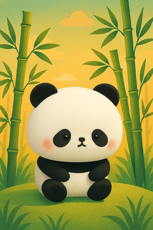 🐼 Veilleuse Panda Assis – Compagnon lumineux tout en tendresse
