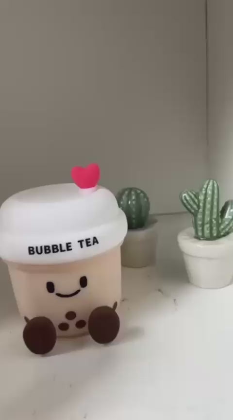 Lampe Bubble Tea en Silicone – Fun, Douce et Tendance 🧋💡