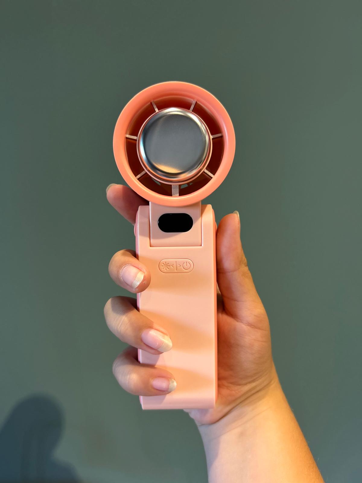 Ventilateur Pliant Portable – Ultra Puissant avec Fonction Air Frais
