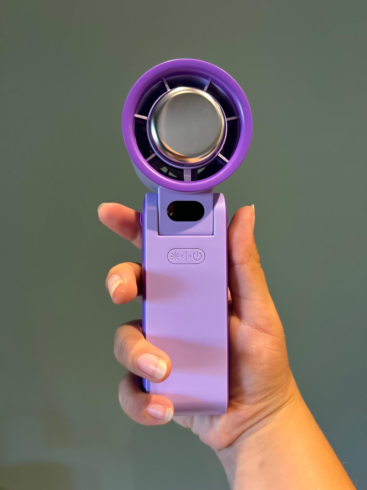 Ventilateur Pliant Portable – Ultra Puissant avec Fonction Air Frais