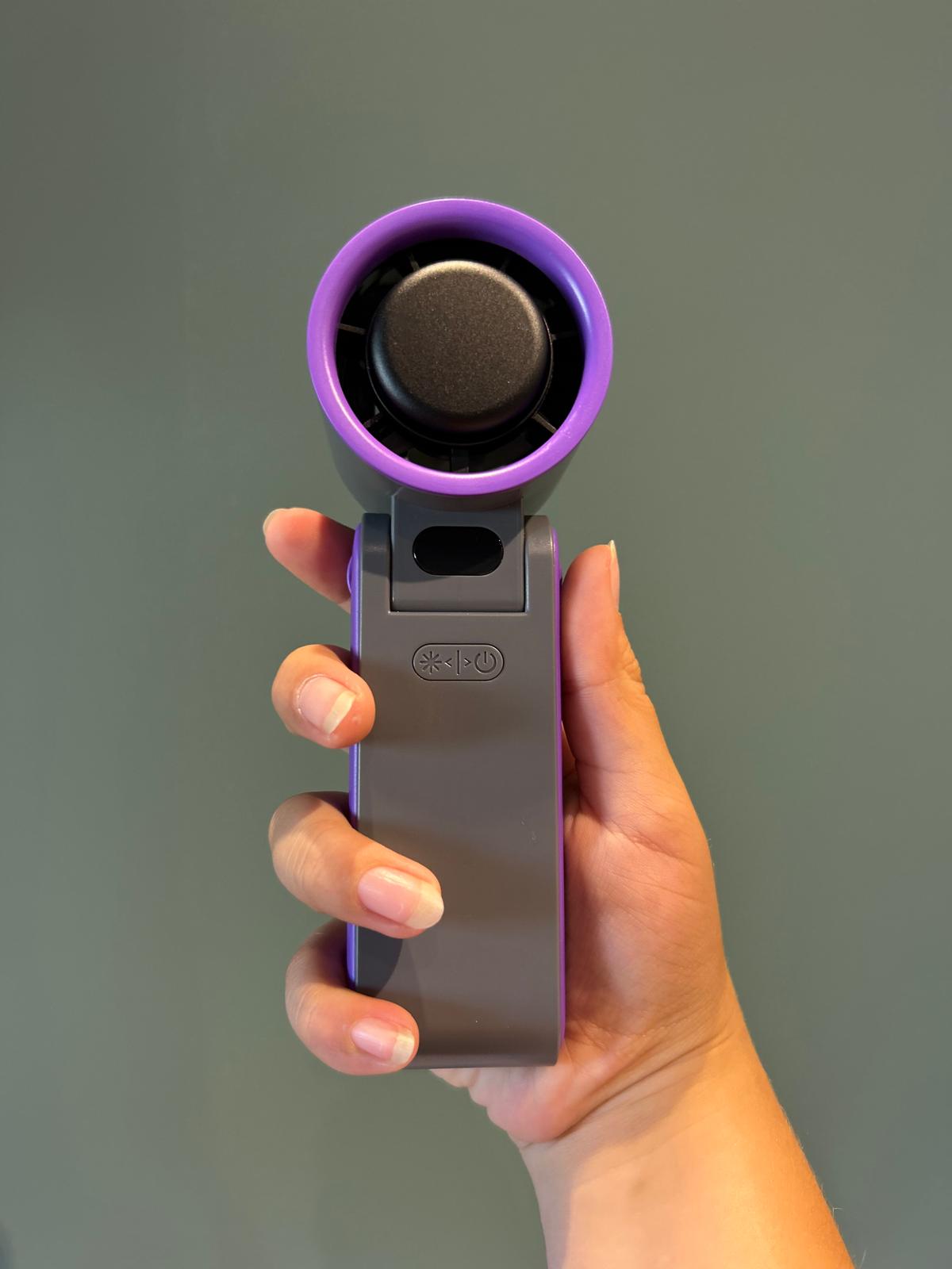 Ventilateur Pliant Portable – Ultra Puissant avec Fonction Air Frais